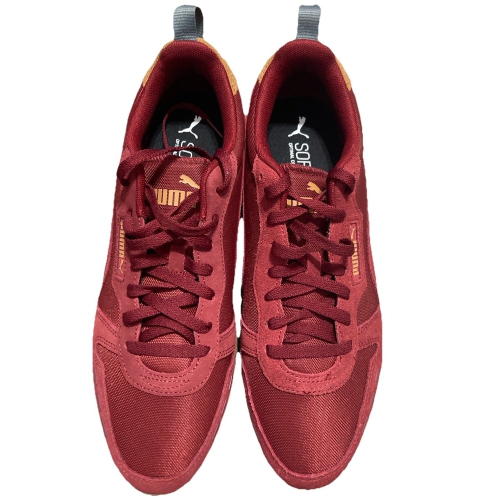 Puma Mens Size 11 Red Casual Sneakers Lace Up Comfort Shoes Vietnam 391769-01